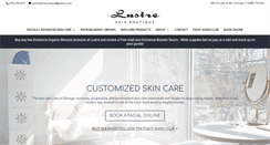 Desktop Screenshot of lustreskinboutique.com